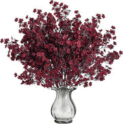 Burgundy Silk Baby's Breath Stems Set