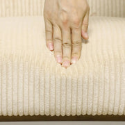 Wide-Wale Corduroy Accent Armchair — packaging and unboxing view