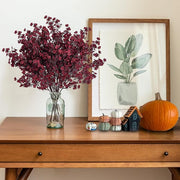 Burgundy Silk Baby's Breath Stems Set