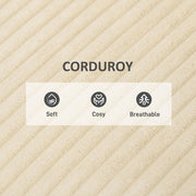 Wide-Wale Corduroy Accent Armchair — alternate view or variant option