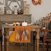 Autumn Forest Print Polyester Table Runner