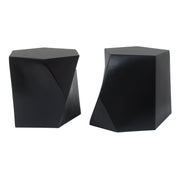 Geometric MGO Coffee Table Set — scale reference and proportion detail