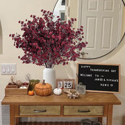 Burgundy Silk Baby's Breath Stems Set