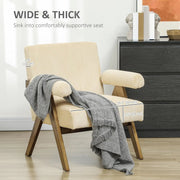 Close-up of material and construction detail — Wide-Wale Corduroy Accent Armchair