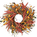 Harvest Berry and Pumpkin Fall Wreath