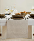Natural Linen Extra Long Table Runner
