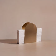 Brass-Finish Metal Napkin Holder