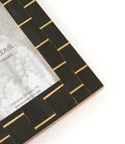 Hand-Carved Horn Brass Dash Picture Frame