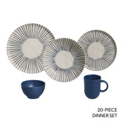 Botanical Speckled Ceramic Dinnerware Set