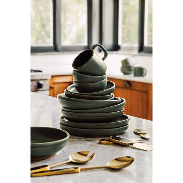 Glazed Stoneware Serving Bowl Set