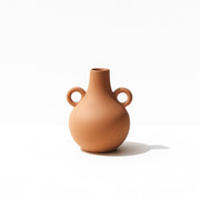Matte Ceramic Belly Handle Vase
