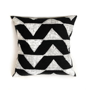 Resist-Painted Cotton Pillow Cover