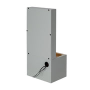 Leaf Cutout Metal Outdoor Water Fountain — alternate angle showing full form