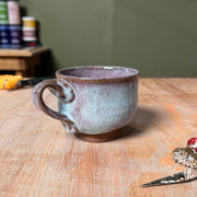 Wheel-Thrown Speckled Stoneware Teacup