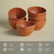 Speckled Ceramic Bowl Set of Six