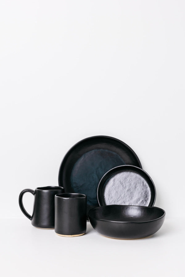 Matte Black Ceramic Bowl Set