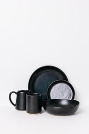 Matte Black Ceramic Tumbler Set