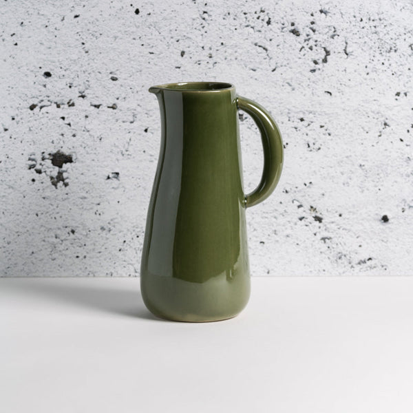 Glazed Stoneware Serving Jug