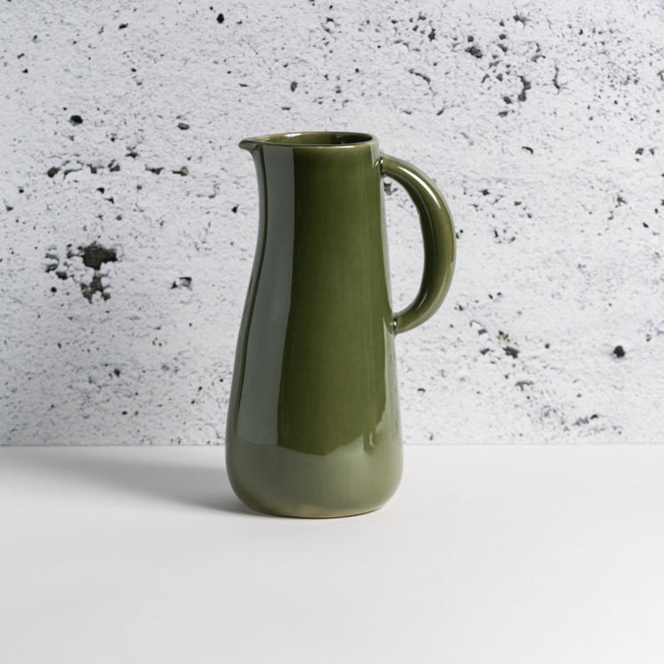 Glazed Stoneware Serving Jug