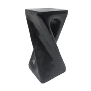 Sculptural Twist Concrete Side Table