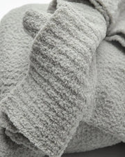 Boucle-Texture Oversized Throw Blanket