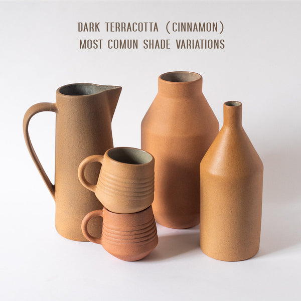 Wheel-Thrown Mixed Clay Ceramic Vase