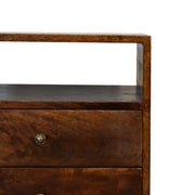 Chestnut Mango Wood Nightstand