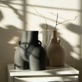 Matte Ceramic Figure Vase