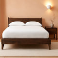 Dark Walnut Queen Platform Bed Frame