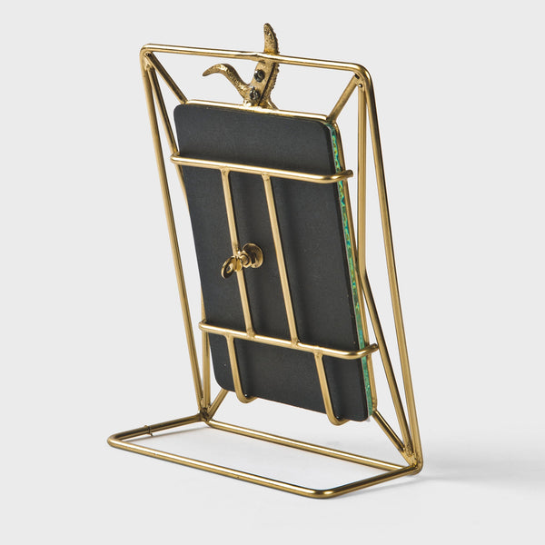 Gold Wire Crane Photo Frame