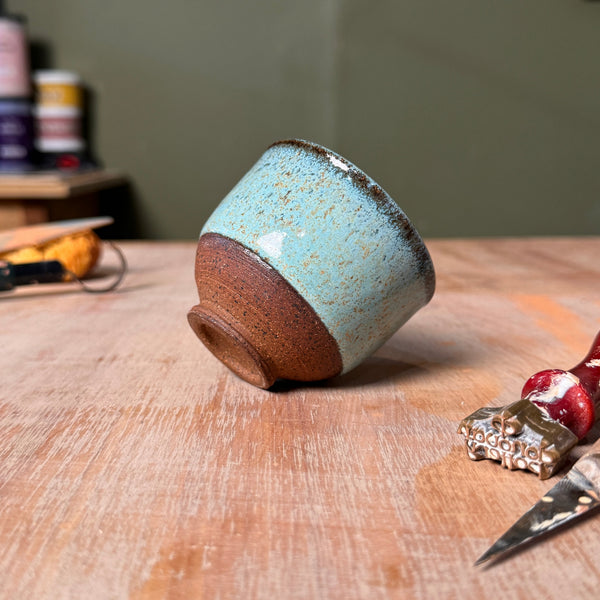 Glazed Stoneware Espresso Cup