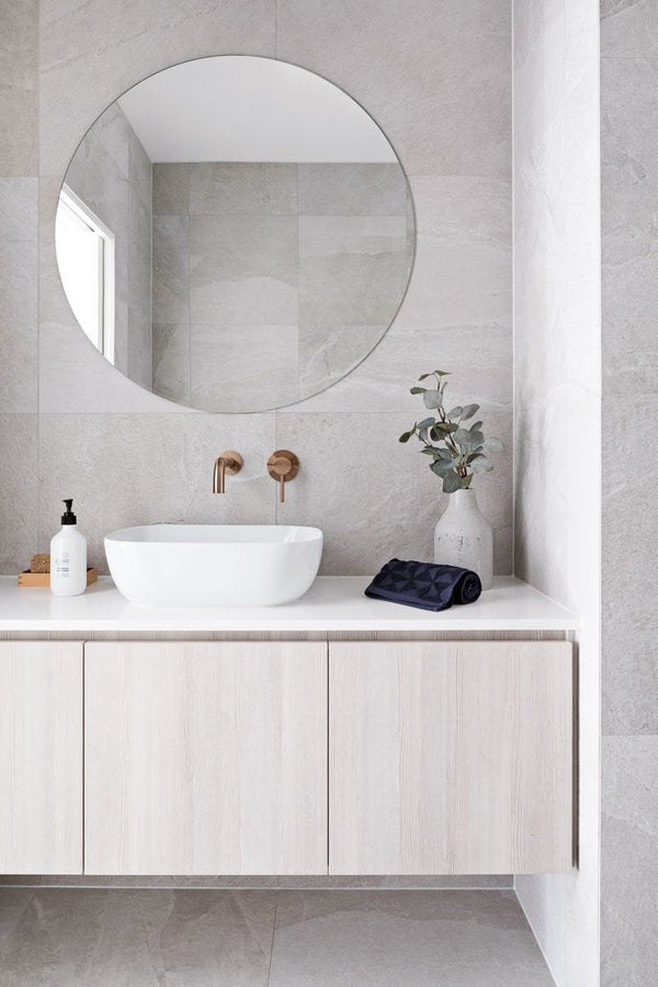 Frameless Round Wall Mirror