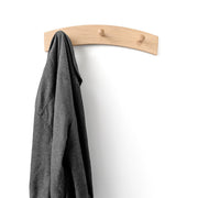 Solid Wood Arched Shaker Peg Coat Rack