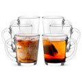 Clear Glass Handled Coffee Mug