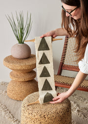 Bogolan Mud-Cloth Wall Totem