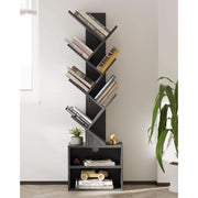 Tree-Form Six-Tier Wood-Grain Bookcase – book case (view 7) | Roost & Roam