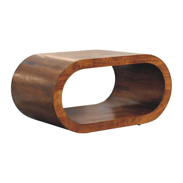 Chestnut Mango Wood Loop Coffee Table