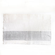Ribbed Cotton Bath Mat Grey