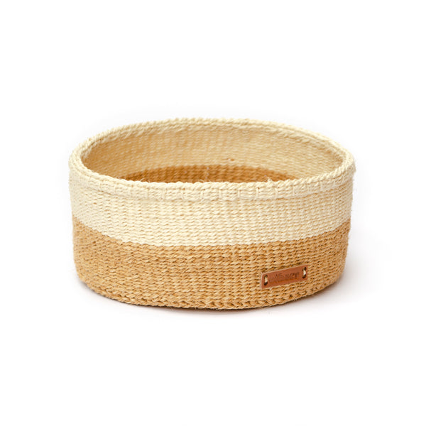 Hand-Woven Sisal Storage Basket