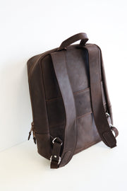 Full-Grain Leather Professional Backpack