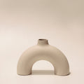 Arch-Form Matte Ceramic Vase
