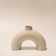 Arch-Form Matte Ceramic Vase