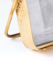 Embossed Iron Gold-Tone Picture Frame