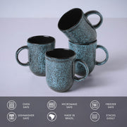 Speckled Ceramic Mug Set of Four