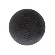 Hollow MGO Wood-Grain Side Table — alternate angle showing full form