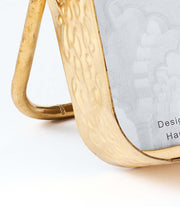Embossed Iron Gold-Tone Picture Frame