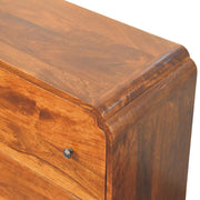 Mango Wood Three-Drawer Chest