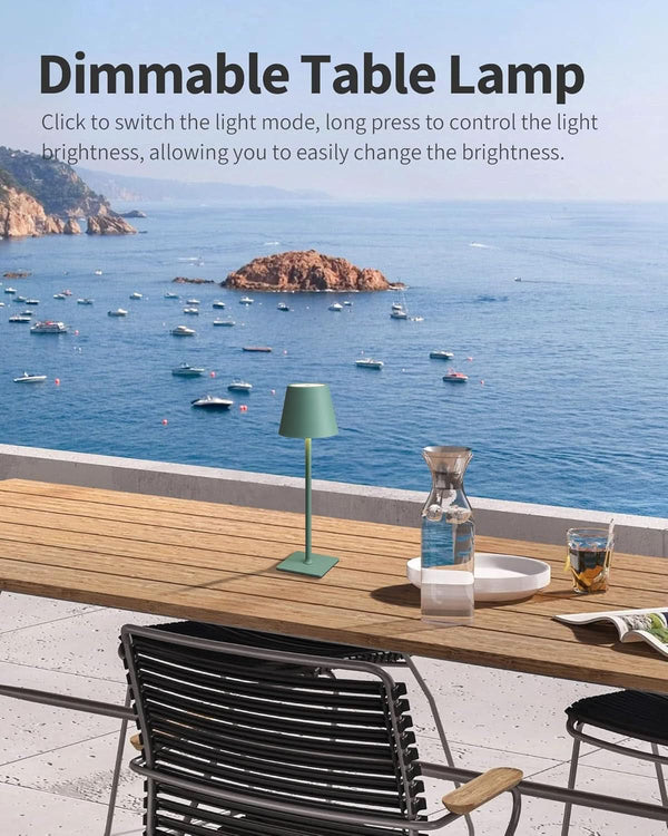 Cordless Dimmable LED Table Lamp Set