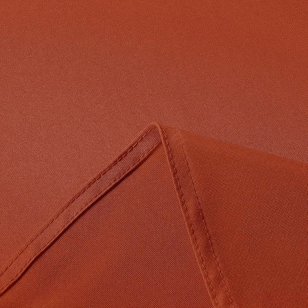 Burnt Orange Polyester Rectangle Tablecloth