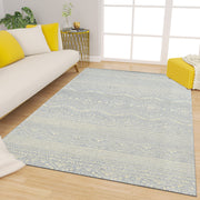 Hand-Tufted Wool Geometric Area Rug